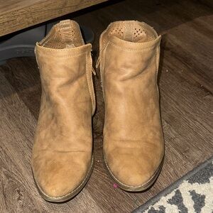 Madden Girl Light Brown Ankle Booties